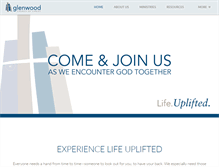 Tablet Screenshot of glenwoodchurch.com